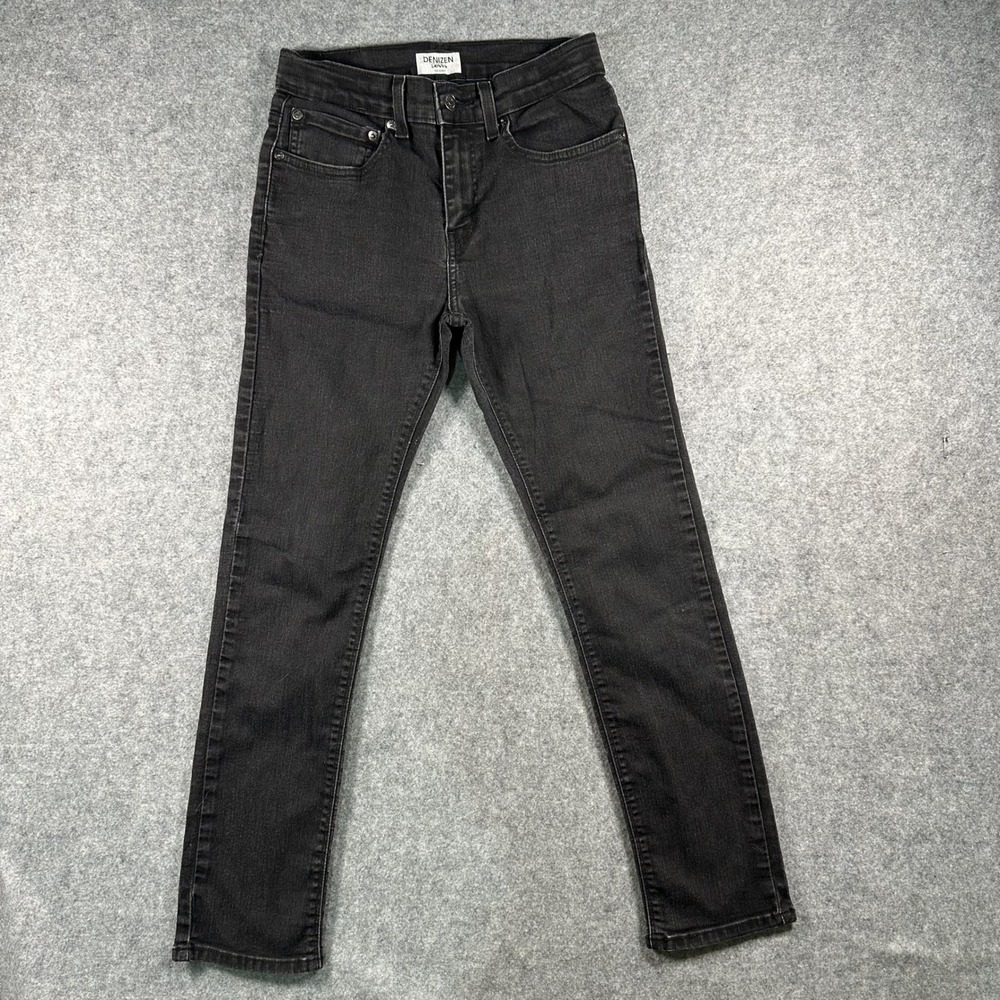 Denizen from Levi's Skinny Jeans 16 Regular Black Stretch Denim